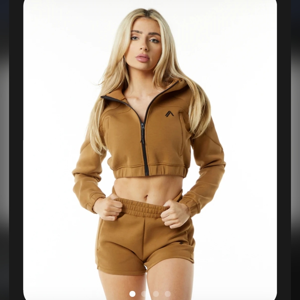 Alphalete Crop Zip Jacket